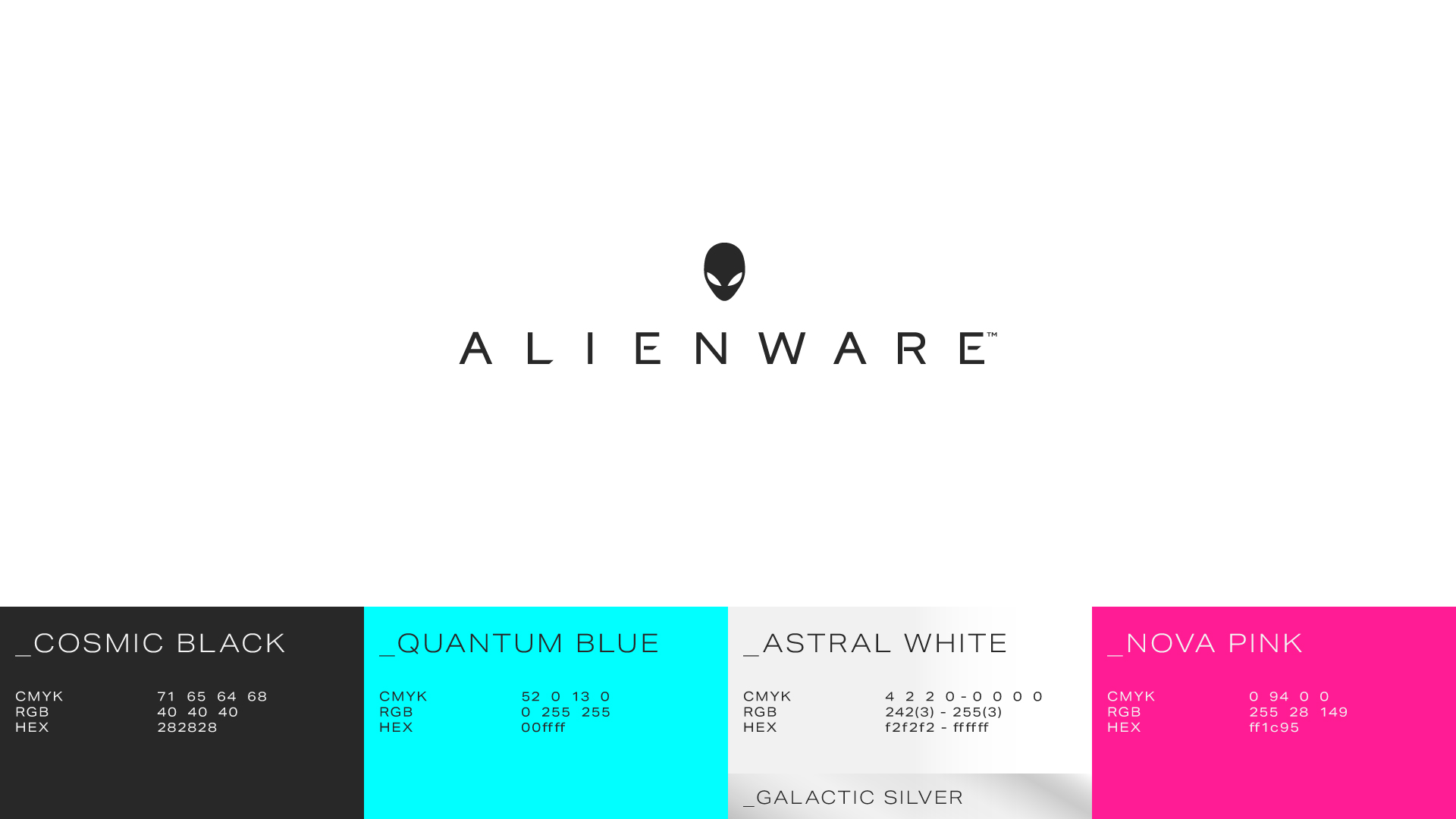 Alienware new color palette